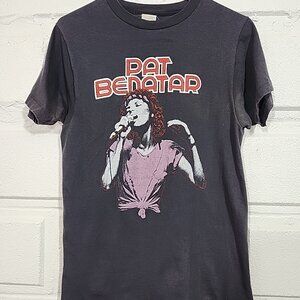 Vintage 1981 Pat Benatar Precious Time Tour Shirt L Concert Rock 80s